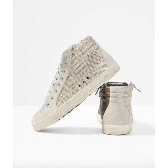 P448 New in Box Skate Prisma Sneaker High Top Gold Metallic // 36 - Picture 2 of 16